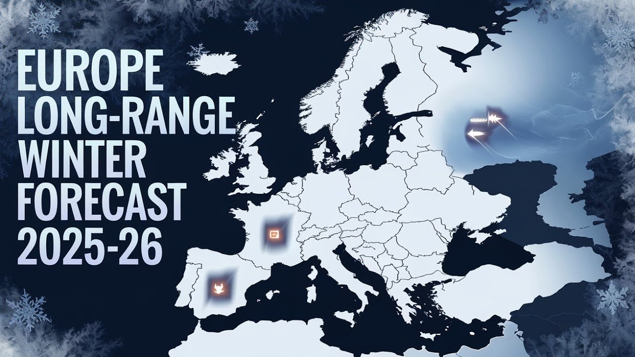 Europe long-range winter weather forecast  2025-2026 #EuropeWinter #WinterForecast #LaNina.