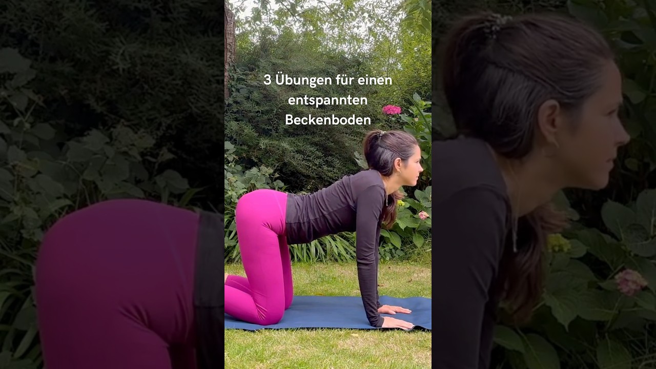 Beckenboden entspannen: Mit diesen 3 &Uuml;bungen! #wechseljahre #beckenboden #yogaf&uuml;rfrauen #menopause