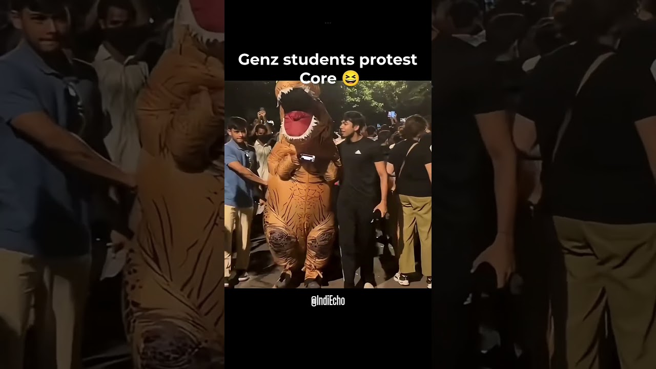 Indian GEN-Z protest core 🤣💀 Part-2 #genz #protest #cockroachjantaparty