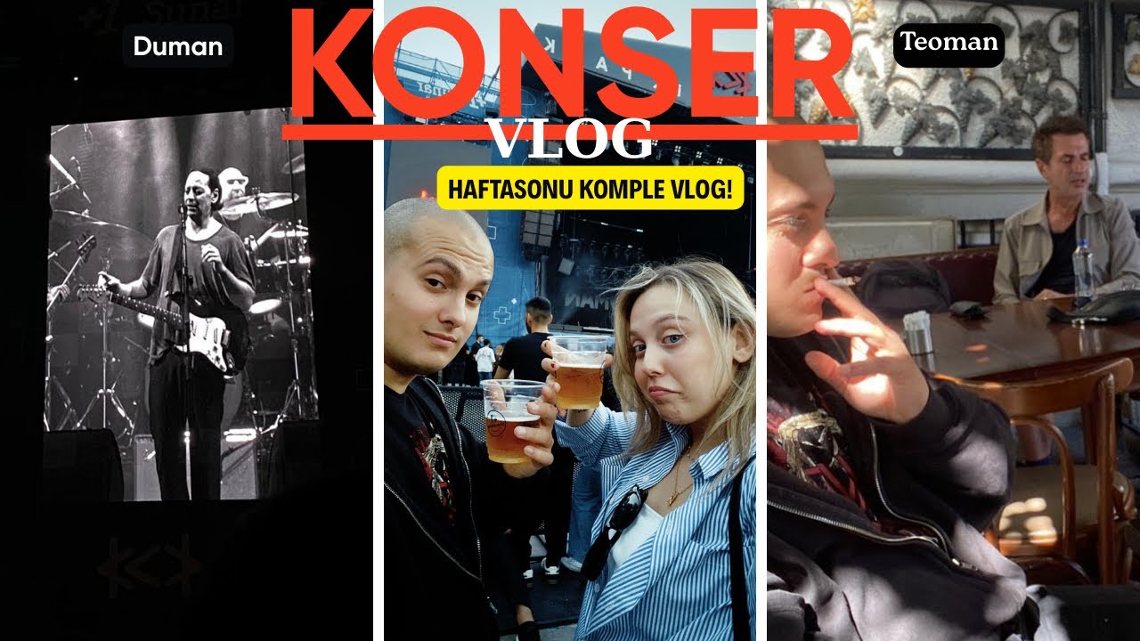 Yemek,Teoman&Duman Konseri!-Ceren İle Vlog Serisi#7 #vlog #konser #istanbul