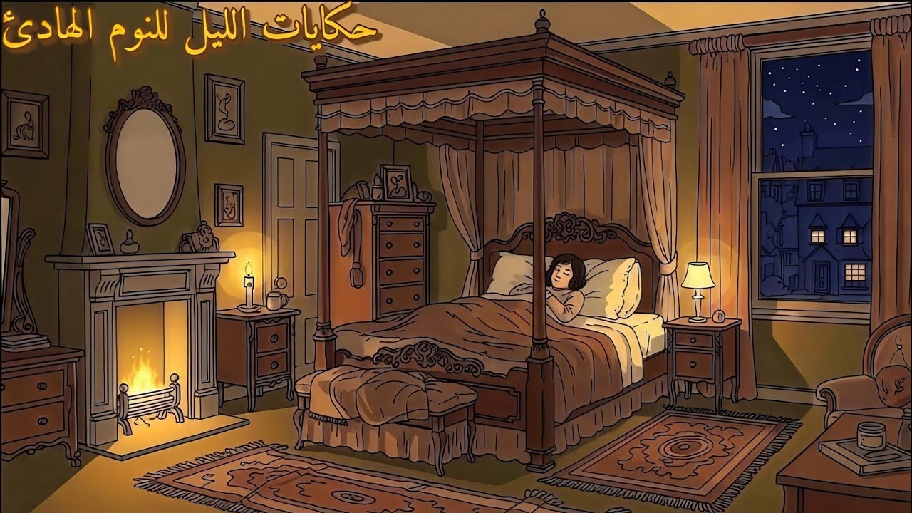 حكايات الليل للنوم الهادئ | أسرار النوم الهادئ في زمن العربات والشموع في العصر الفكتوري 🌙🕯️