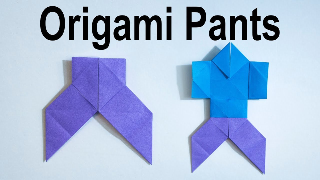 Origami Pants Tutorial (Traditional)