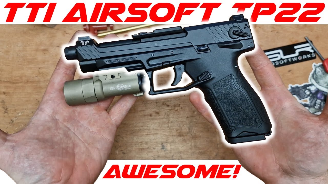 The Awesome Airsoft Pistol No One Is Talking About! TTI Airsoft TP22 GBB Pistol [4K]