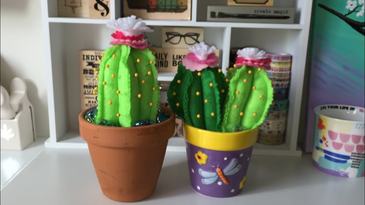 🌵DIY Cactus Pincushion Tutorial🌵