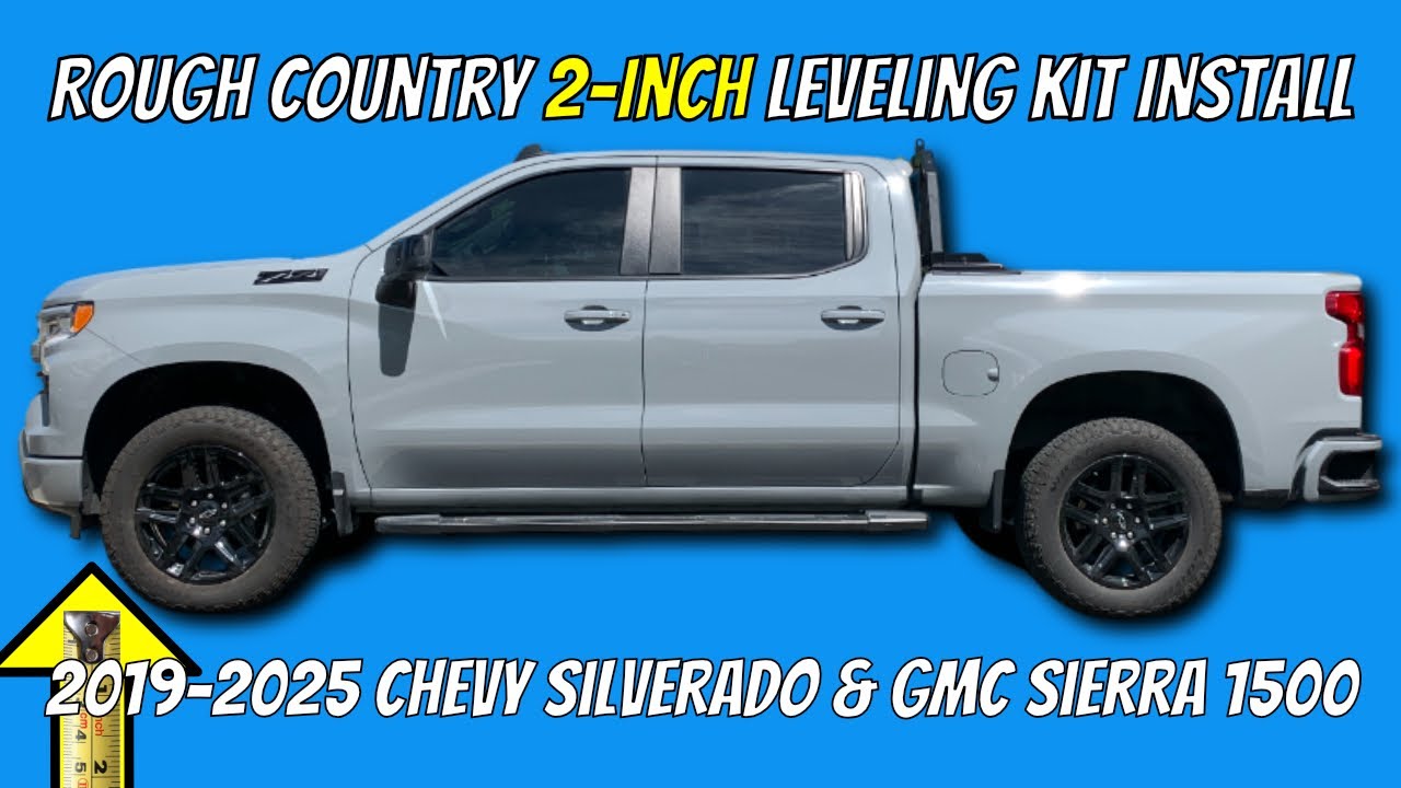 Rough Country 2-Inch Leveling Kit Install on 2019-2025 Chevy Silverado or GMC 1500 How-To Guide