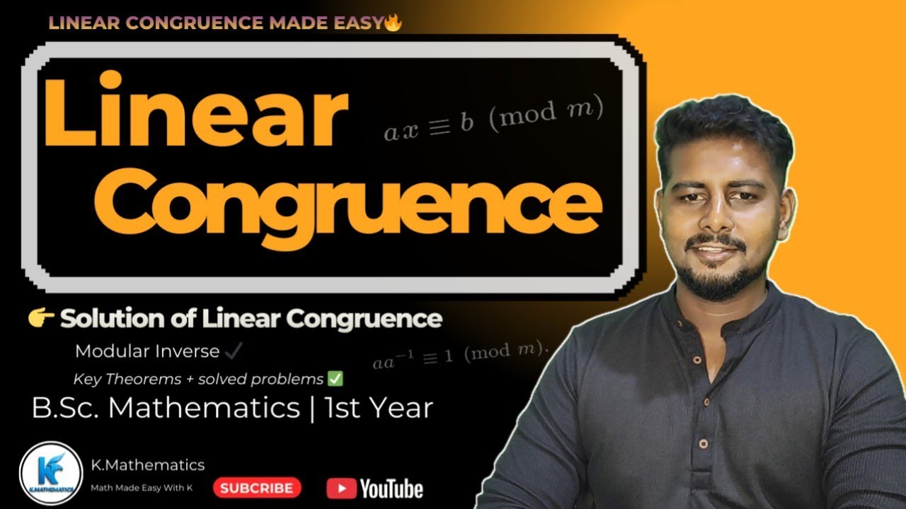 Linear Congruence | Modular Inverse | Theorem with Solved Problems | Number Theory | B.Sc 1st Year
