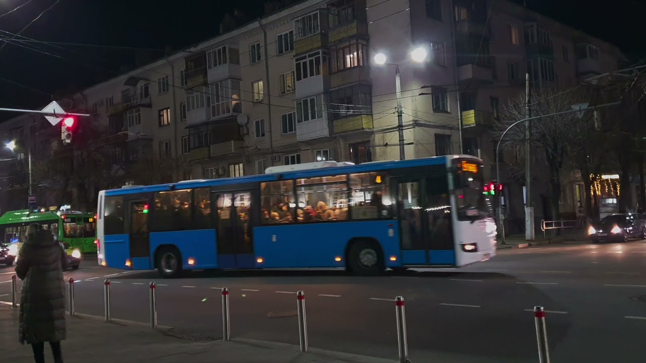 🎆 3Ч. Огни ночного города Житомира. ул. Михайловская.
