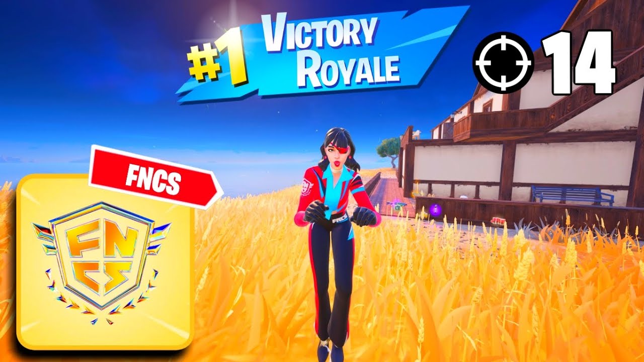 High Elimination Solo Win Gameplay | NEW FNCS CHAMPION SIREN SKIN | Fortnite Ch5 S2 Zero Builds