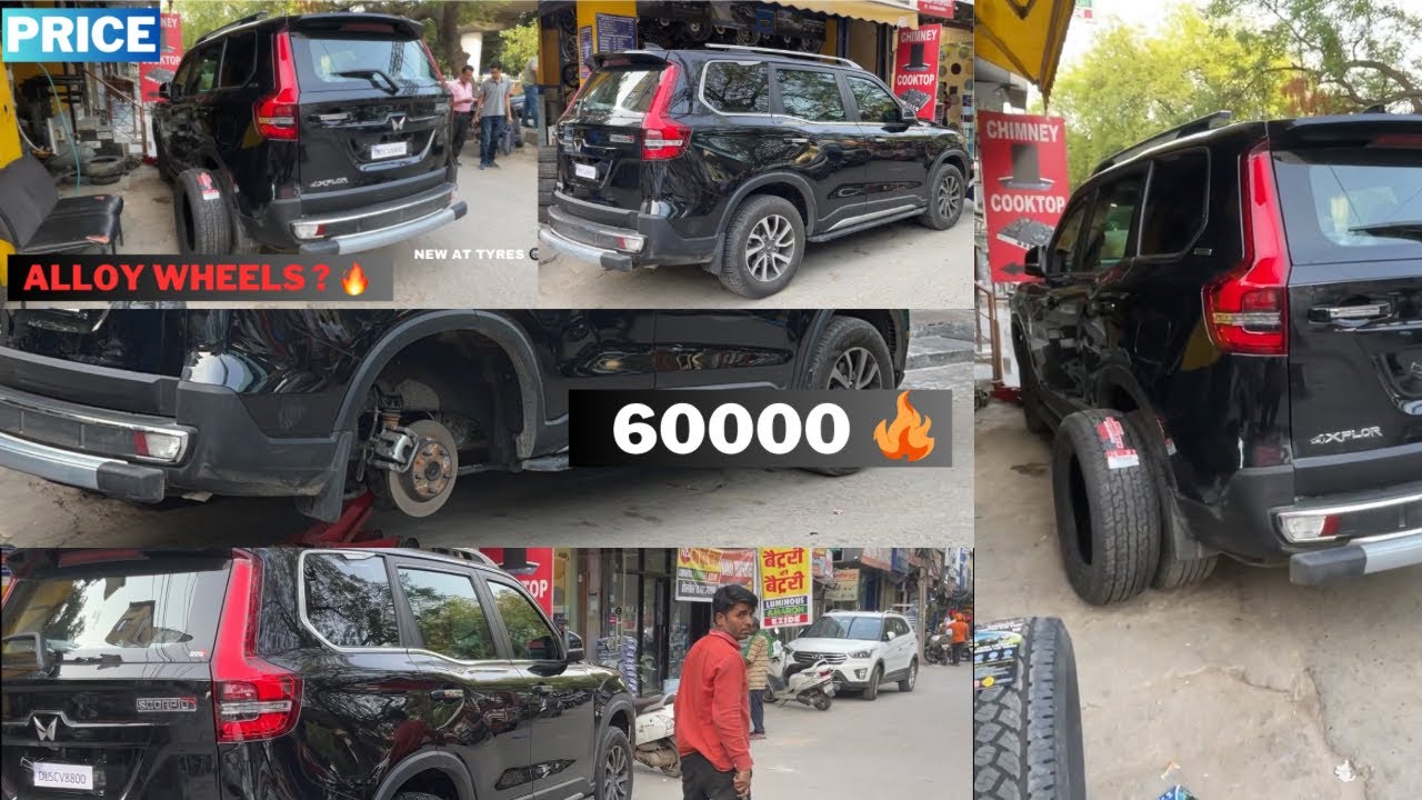 FINALLY NEW AT TYRES IN SCORPIO N - Look hi change hogyi 🔥