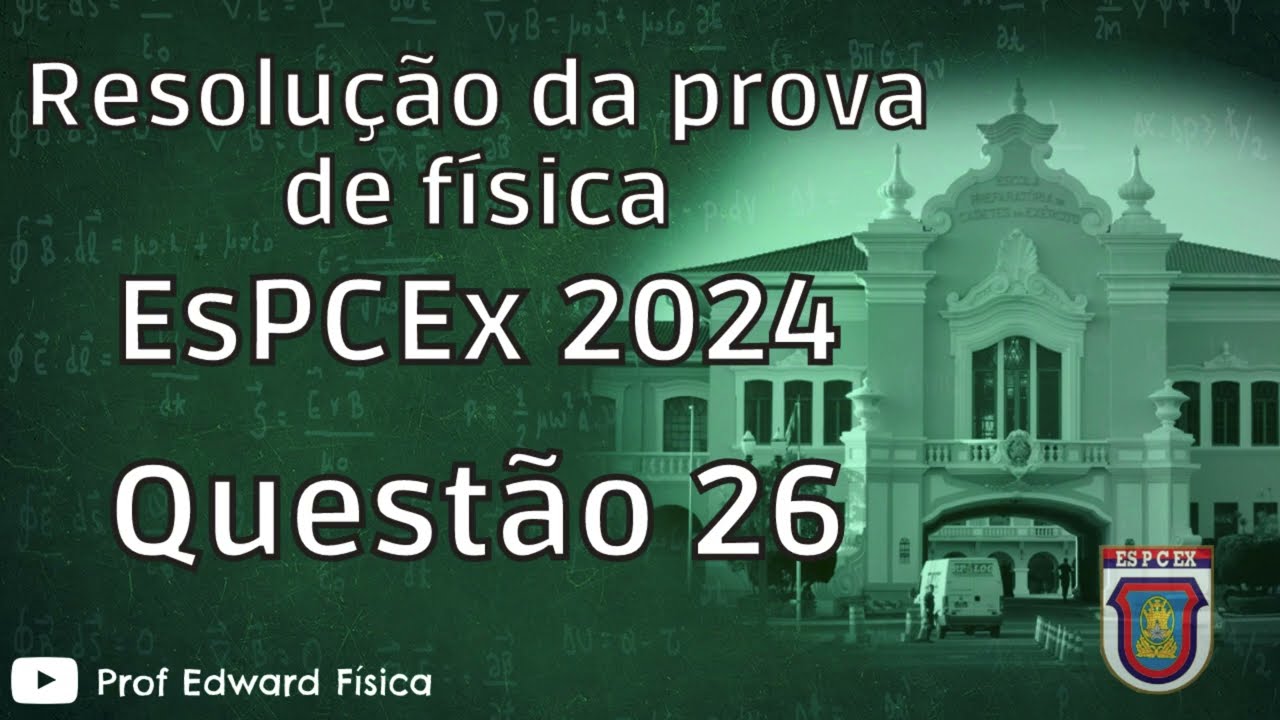 EsPCEx 2024 - Física - Questão 26