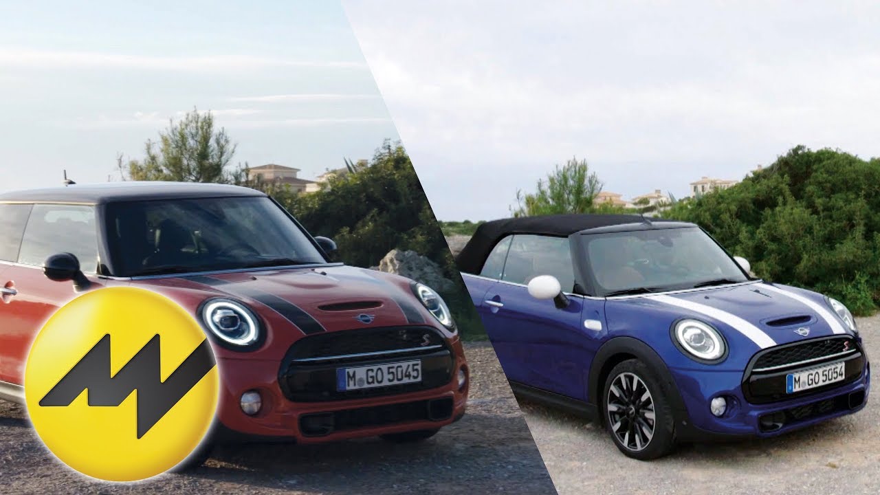 Mini Cooper S 3-Türer vs. Mini Cooper S Cabrio | Motorvision