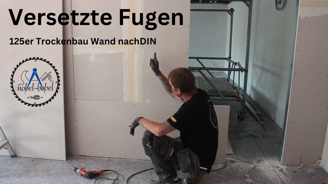Trockenbauwand mit Verstärkung - Detailierte Bauanleitung