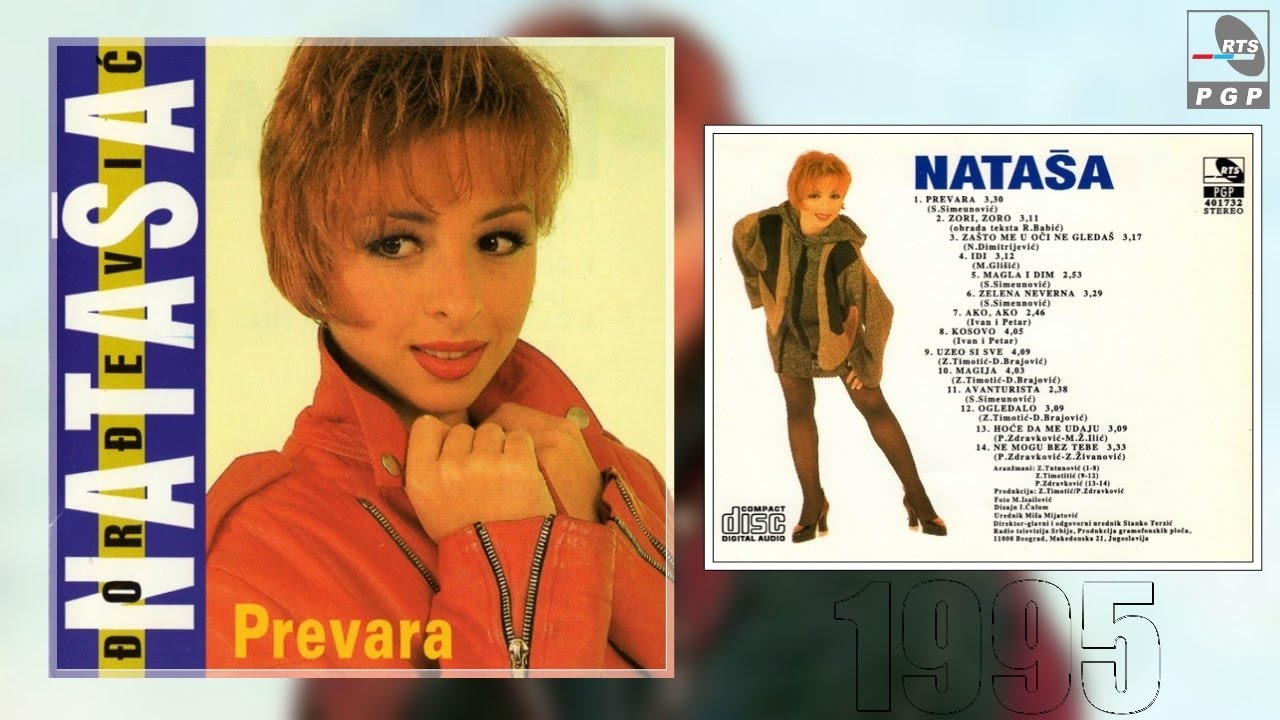 Natasa Djordjevic - Zasto me u oci ne gledas - (Official audio 1995.)