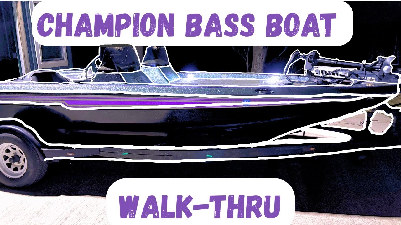 Champion Bass Boat Restoration! 1994 Champion 191 DC Elite
