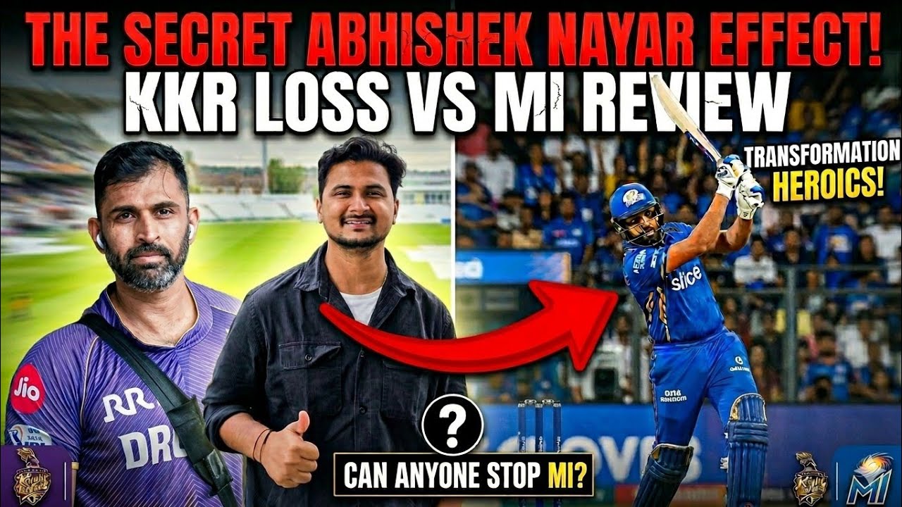 Abhishek Nayar DESTROYED His Own Team (KKR) To Help Rohit Sharma! 🔥 - Review KKR Loss vs MI