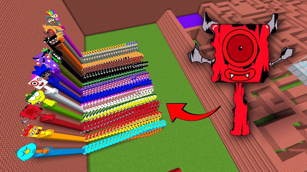 New Sprunki OC One Phaze 6 In Colored Lines Minecraft PE MOD