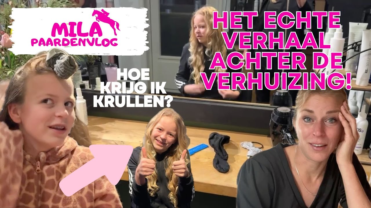 Het ECHTE verhaal van de verhuizing! + krullen met SOKKEN!