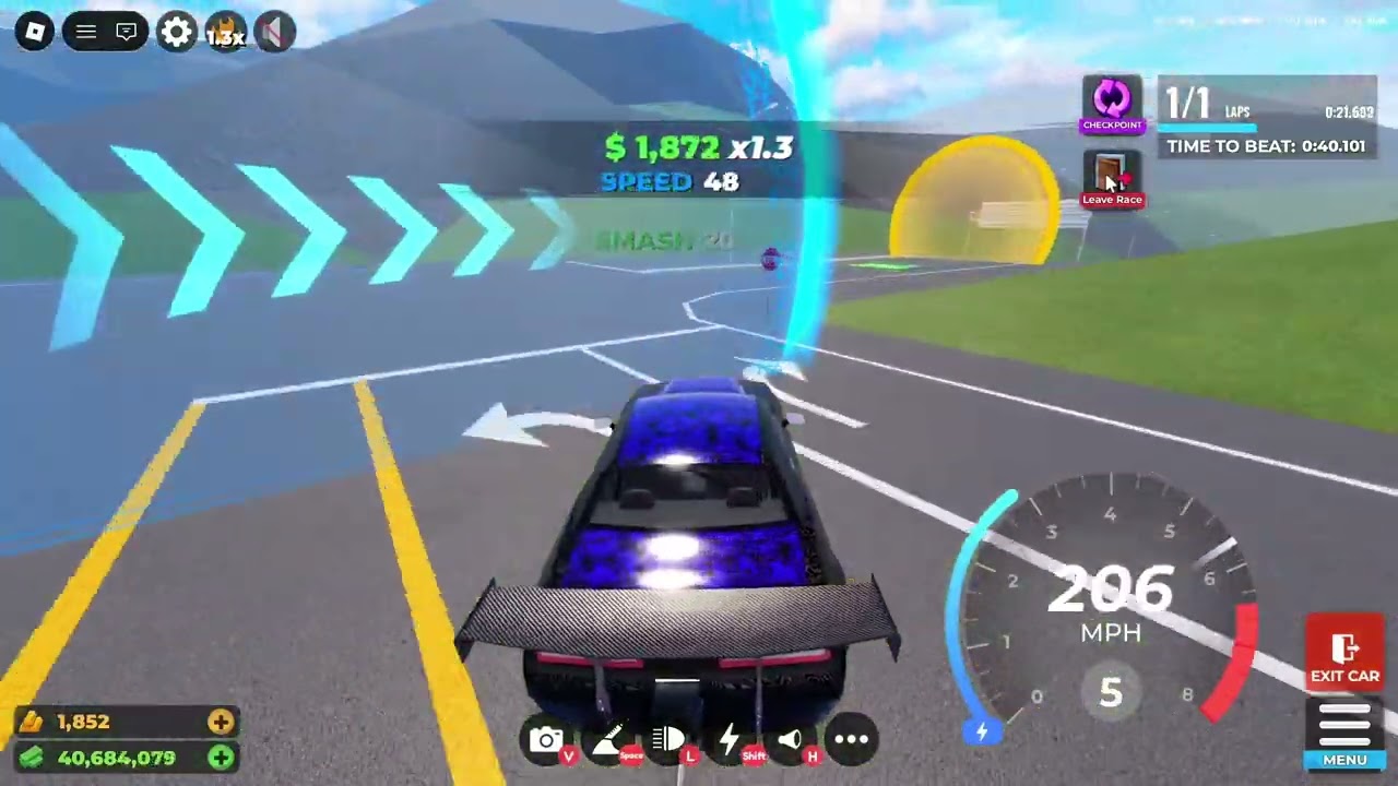 Drive World Tunnel Sprint - 950 Restriction - Contender Fiend