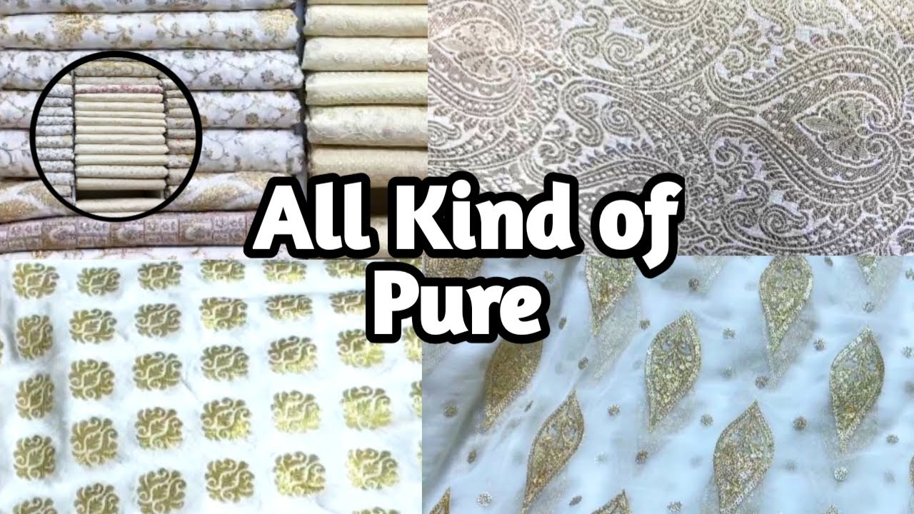All Kind of Pure | Jacquard Lawn | 69grm Grip | Pure Cheffon | Peshawar Saddar | @Waqas_Vlogs786