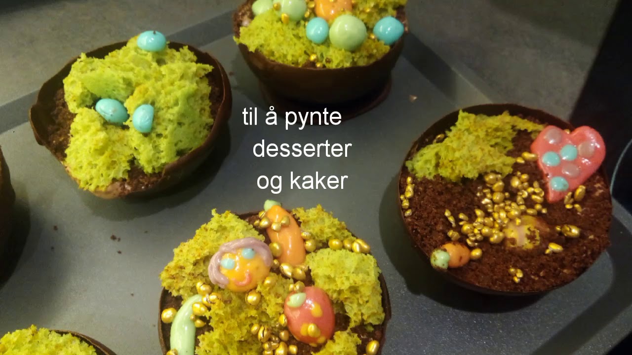 Hvordan lage spiselig grønn mose?