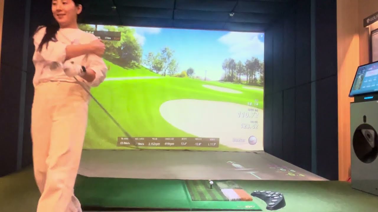 ⛳️스크린 명랑골프(2ROUND)🏌️‍♀️🏌🏻🏌🏼‍♂️🏌🏻17~18HOLE