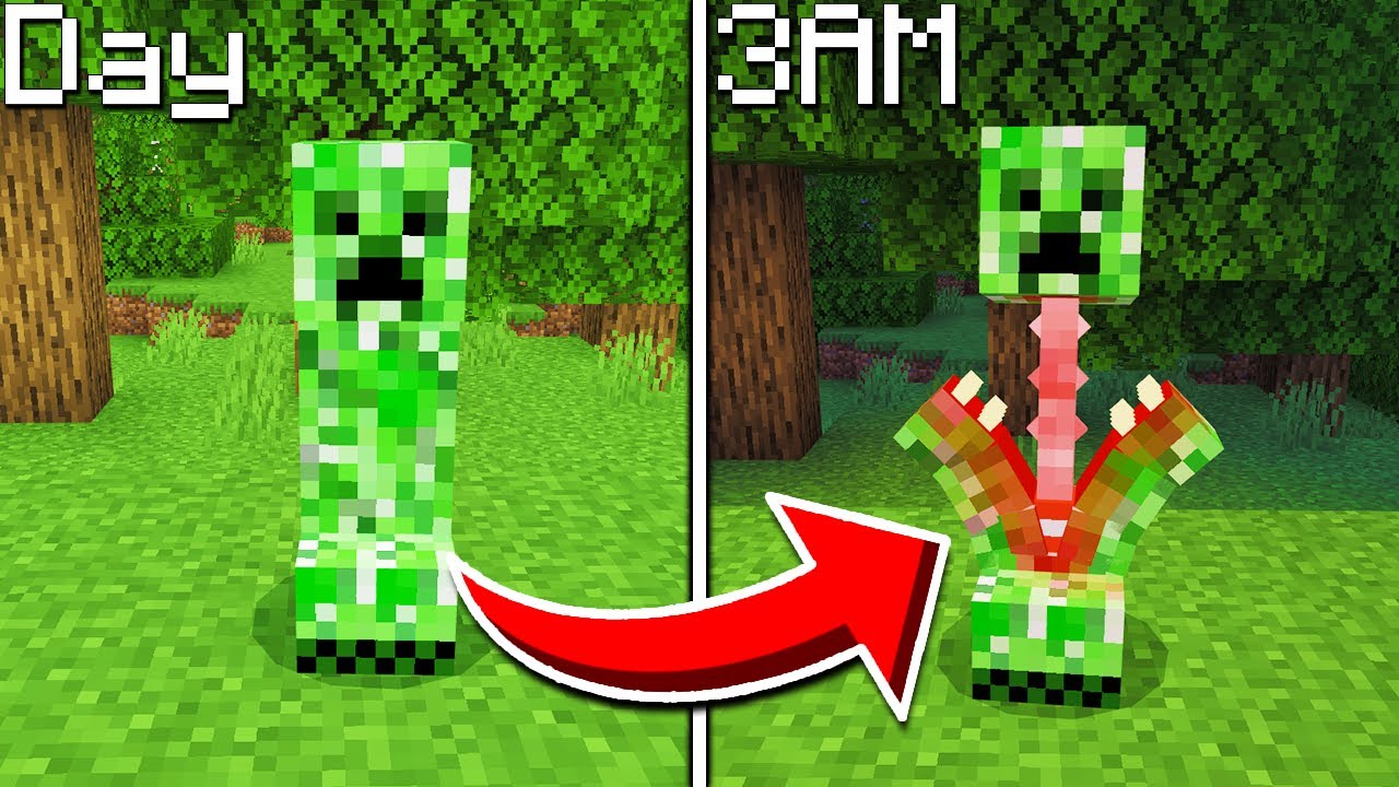 Minecraft Mobs Become Infected By PARASITES At 3AM...