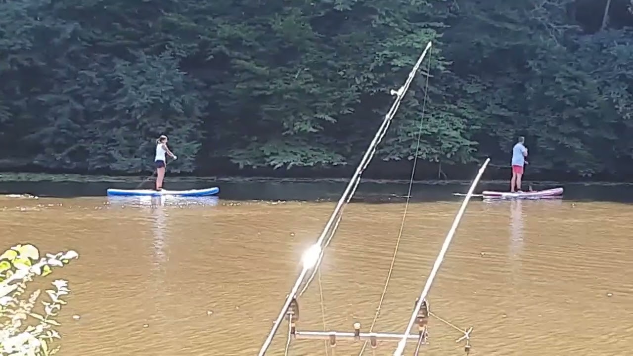 An der schönen Lahn ein Tag zum Fischen