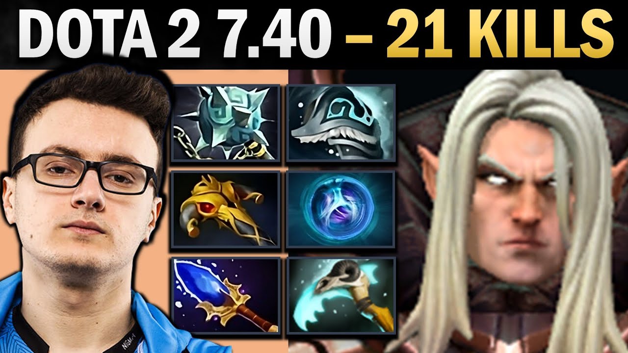 Invoker with Shivas and 21 Kills - Pro Mid Dota 2 Gameplay