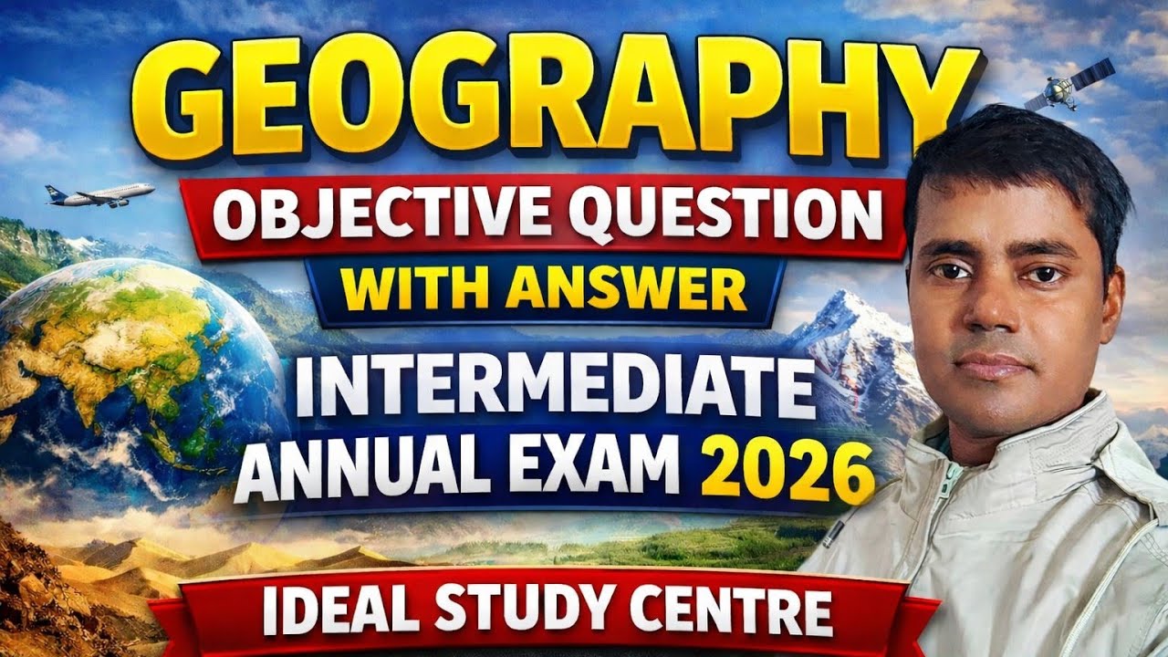 GEOGRAPHY OBJECTIVE QUESTION WITH ANSWER KEY(@idealstudycentre8377)
