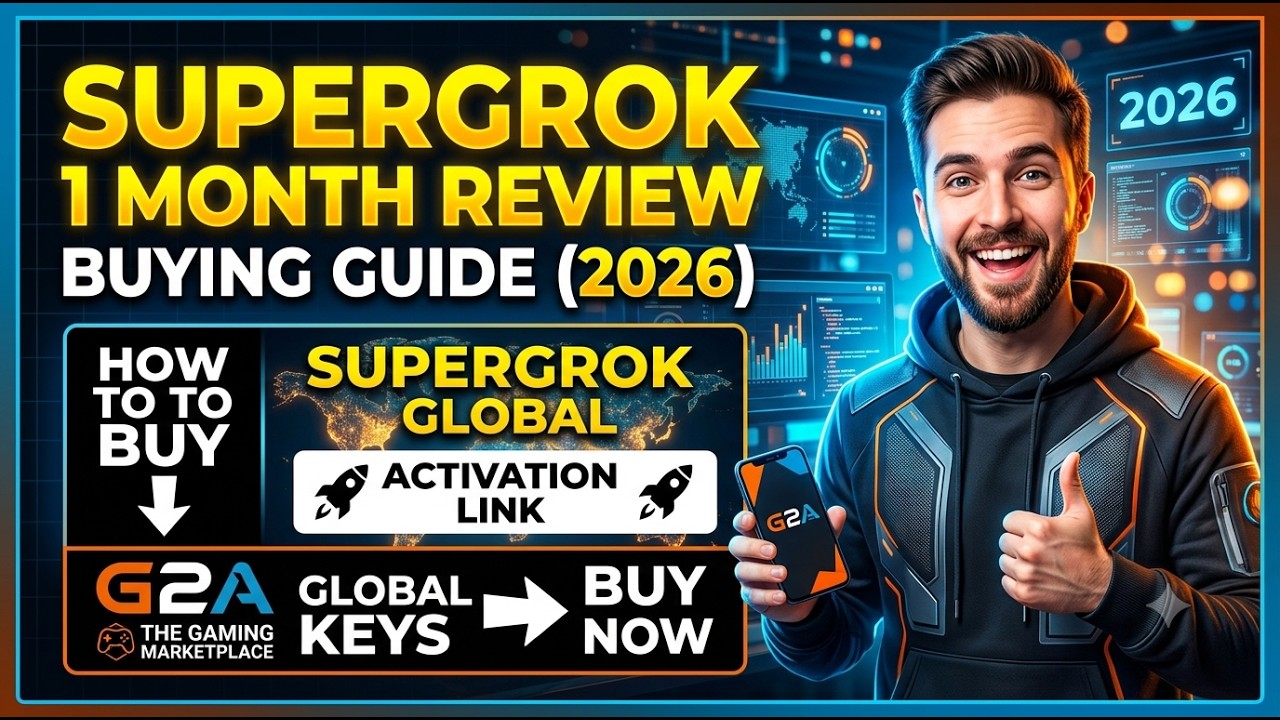 SuperGrok 1 Month Review | How to Buy Grok Activation Link GLOBAL on G2A