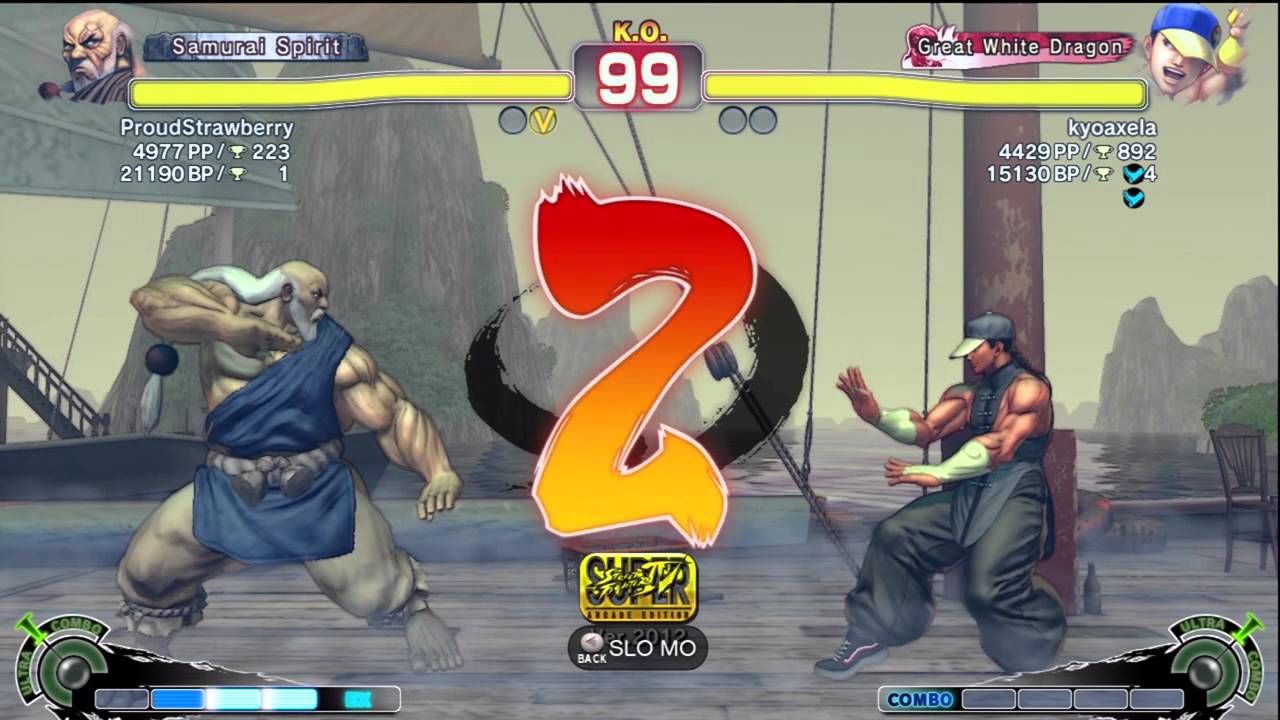ProudStrawberry (Gouken) vs Kyoaxela (Yun) - AE2012 Ranked Match *720p HD*