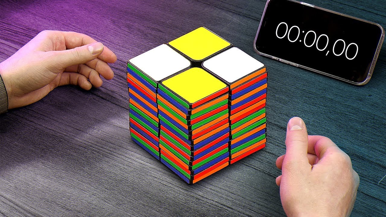 Solving the 2x2x16 Rubik's Cube | my biggest cuboid