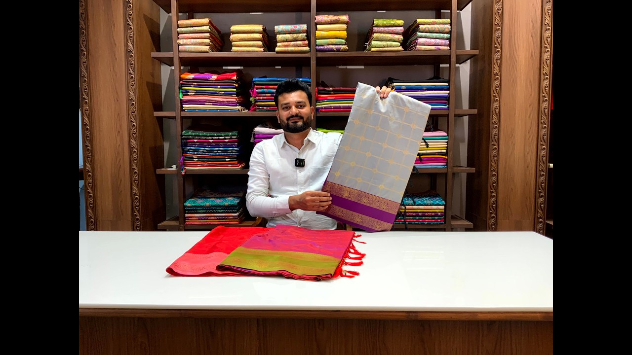 EP 102 Check Weave Gadwal Saree Just Only 1695 COD Available || Free Shipping