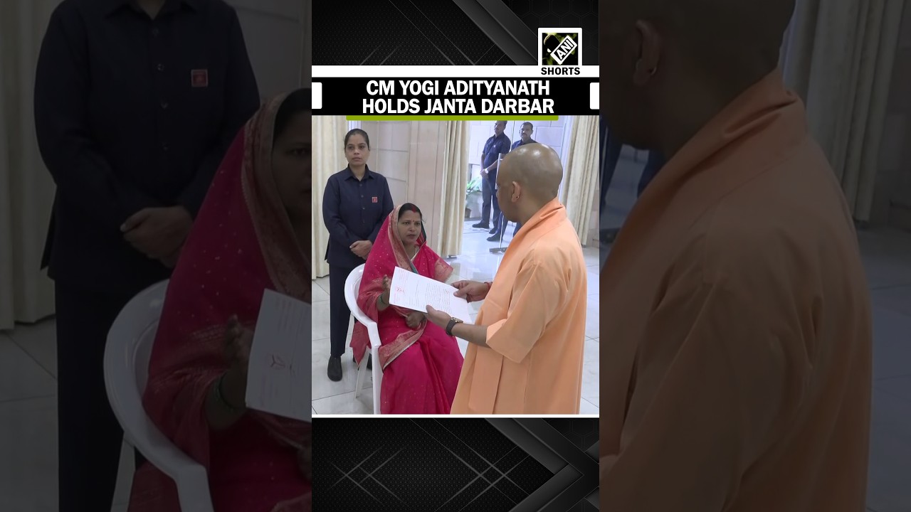 CM Yogi Adityanath hears public grievances during Lucknow Janta Darbar