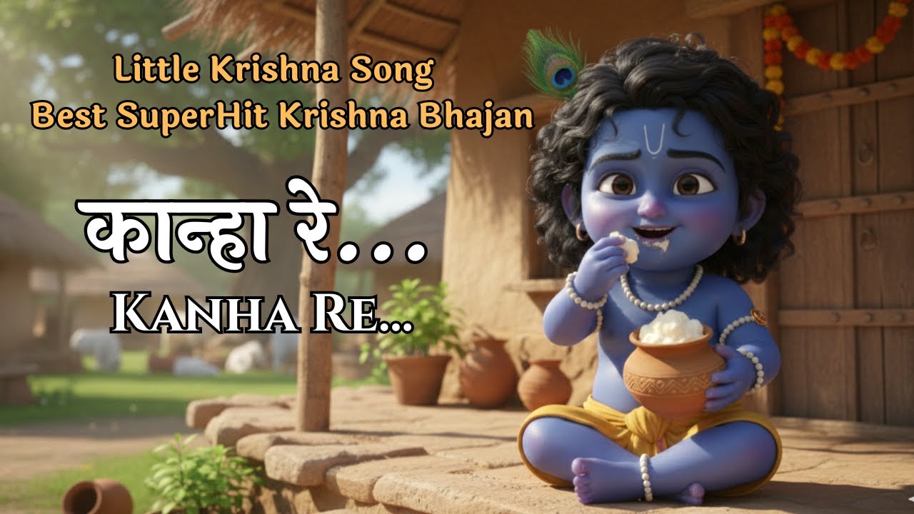Best SuperHit Krishna Bhajan🎵 | Kanha Re (कान्हा रे) | Little Krishna Songs🌼