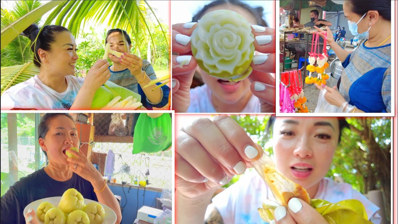 BRUNCH WITH MOM + BACKYARD SUGARCANE WAX APPLE + OUR LOCAL NIGHT MARKET | SASVlog