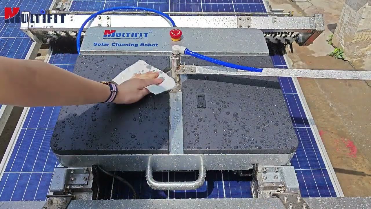 Production and testing process of MULTIFIT MR-T1 intelligent photovoltaic cleaning machine