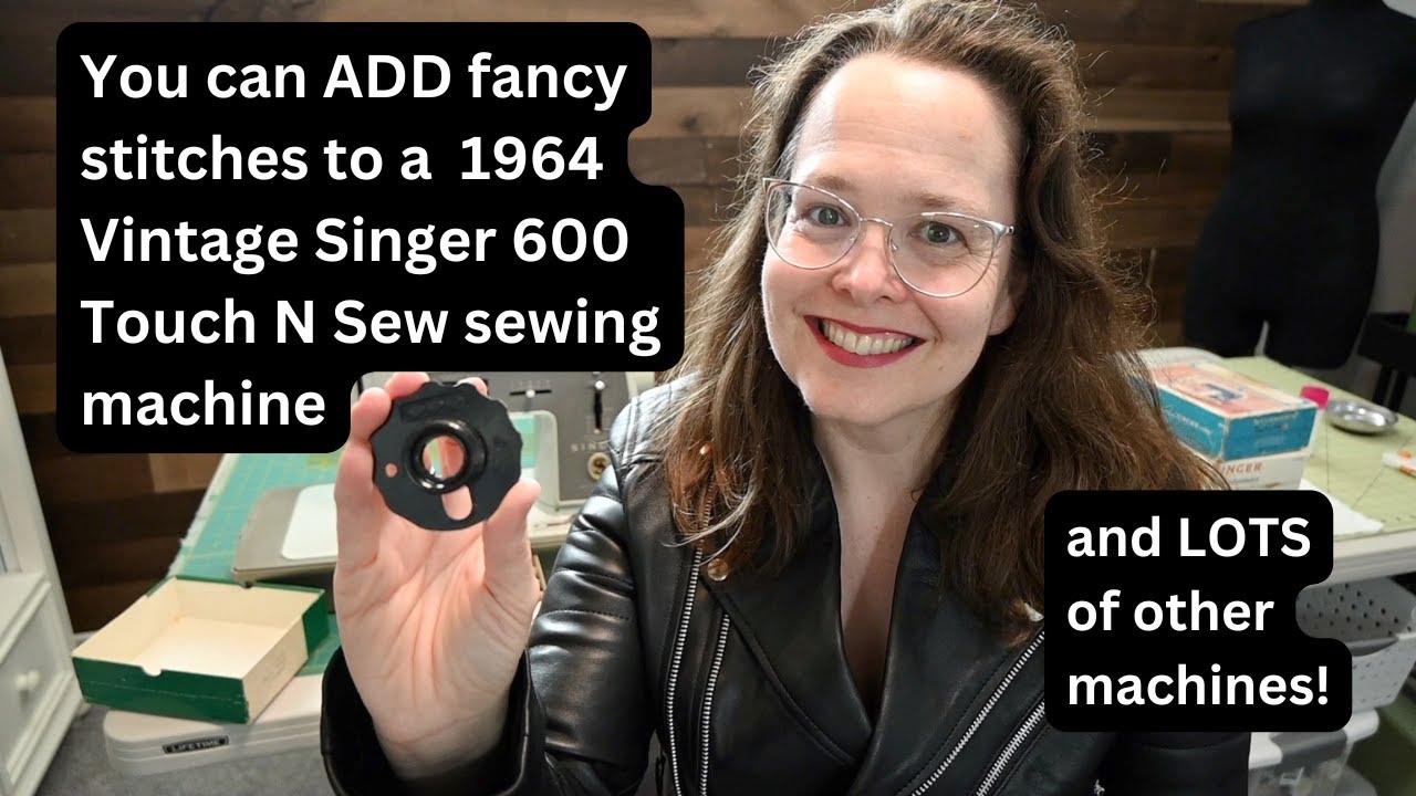 Как винтажная швейная машина Singer 600 Touch N Sew 1964 года выпуска может выполнять ТОННЫ разли...