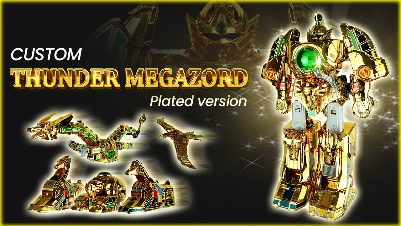 [CUSTOM] Thunder Megazord Plated version