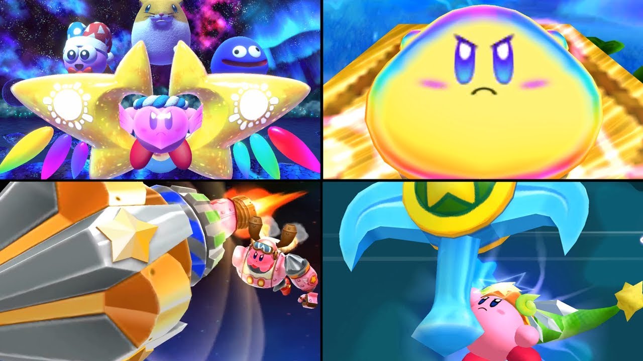 Evolution of Final Attacks in Kirby games ᴴᴰ (2011 - 2018)