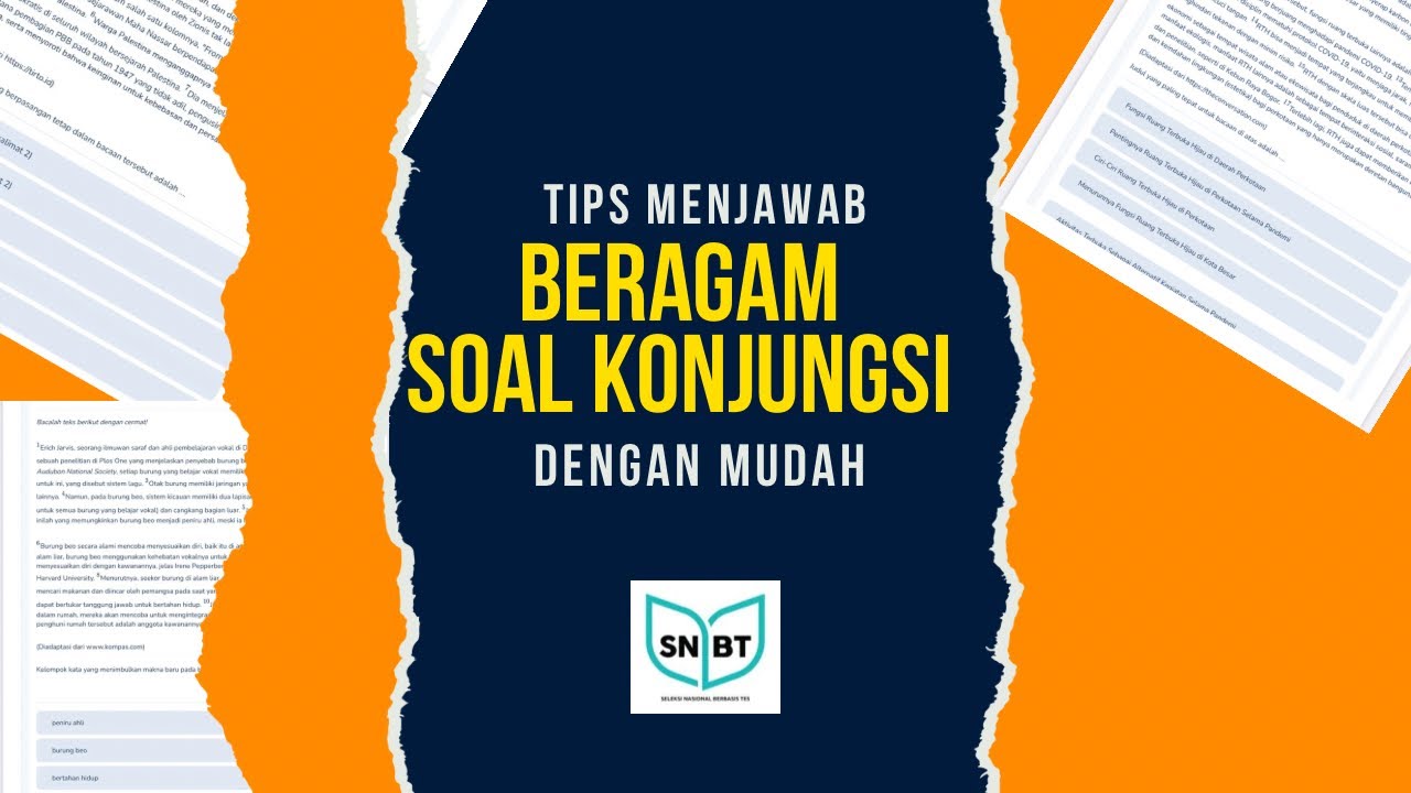 Bahas Beragam Soal Konjungsi - SNBT 2024