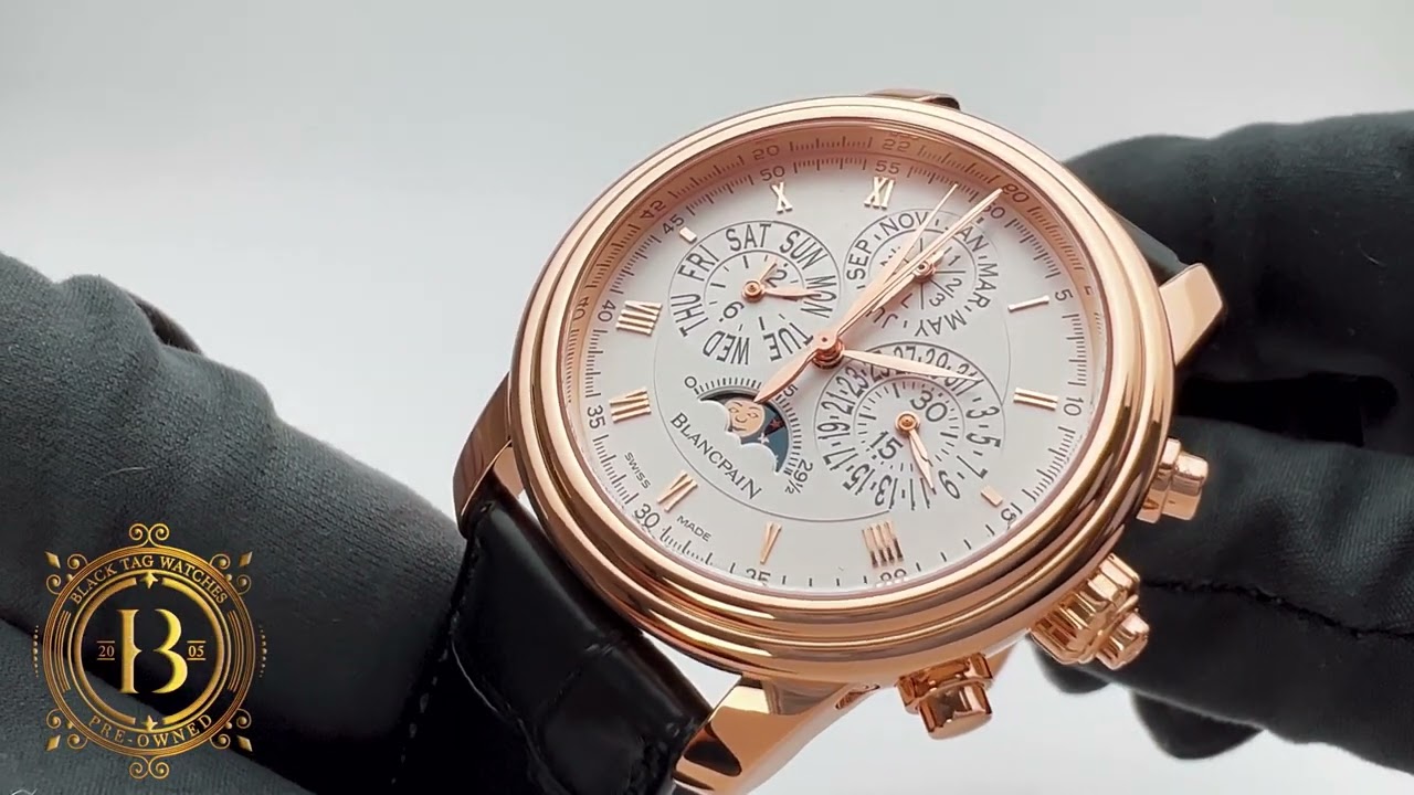 Blancpain Villeret Perpetual Calendar Chronograph Flyback Split-Second Moonphase 4286P-3642-55B