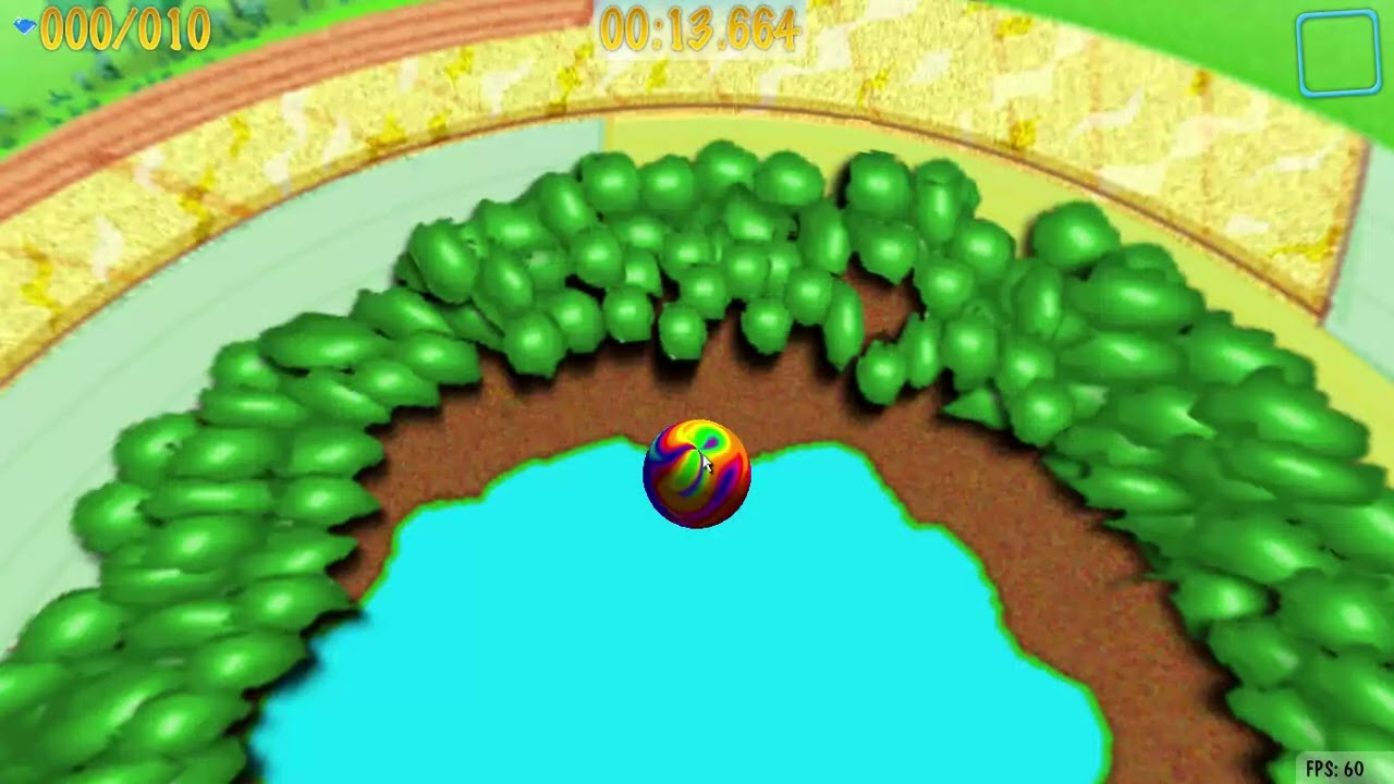 when marble blast zoomed in or out?