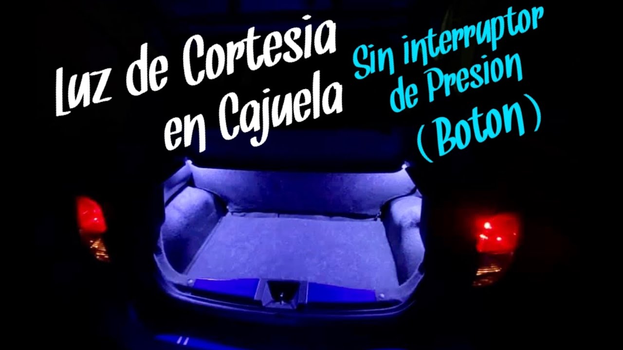 Luz de Cortesía en Cajuela | Sin interruptor de presión (Botón) | Nissan March