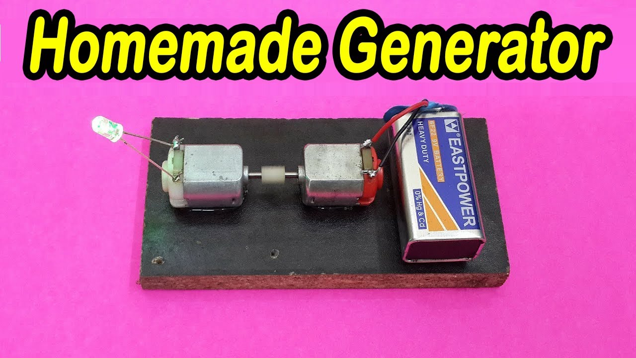 How To Make a Homemade Generator Easy