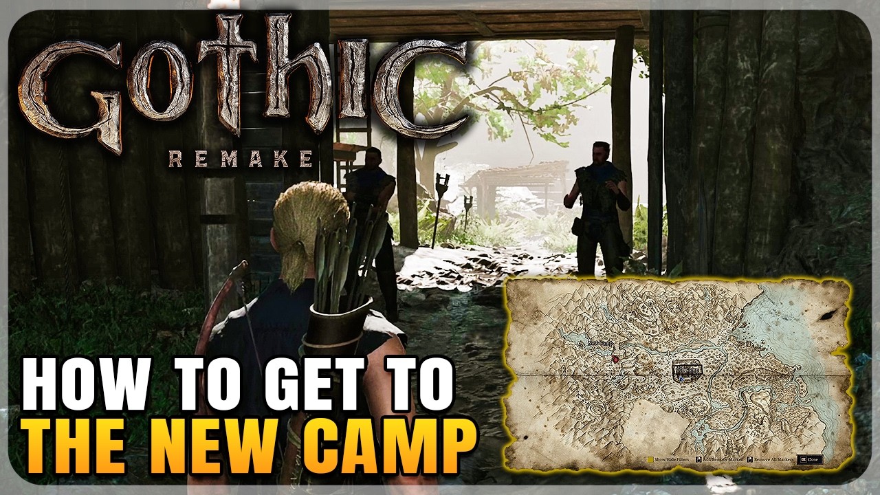 Gothic 1 Remake: Как добраться до Нового лагеря (ПОЛНЫЙ гайд)