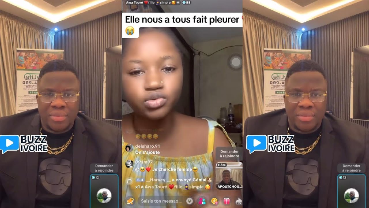 🔴 L'Histoire de cette fille nous a Tous faire Pleuré Hier dans le Live d'Apoutchou  ! Merci au Guide