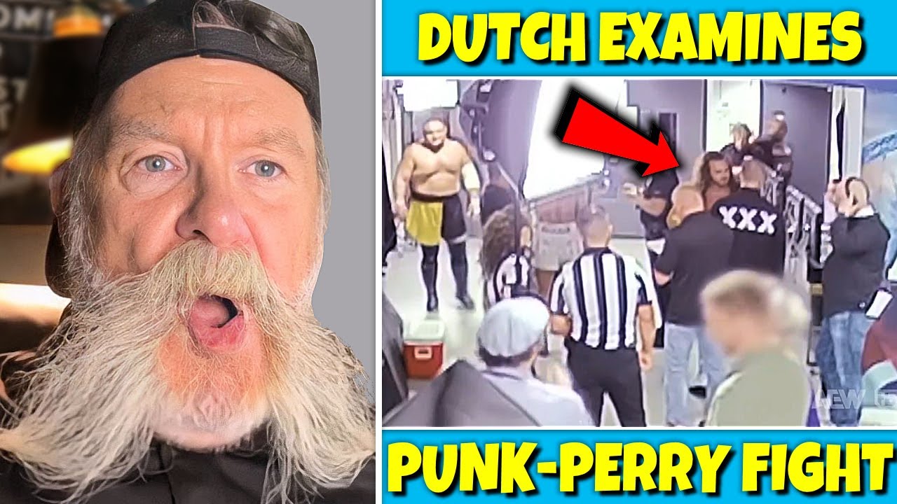Dutch Mantell on CM Punk vs Jack Perry Backstage Fight Video | AEW All In Wembley