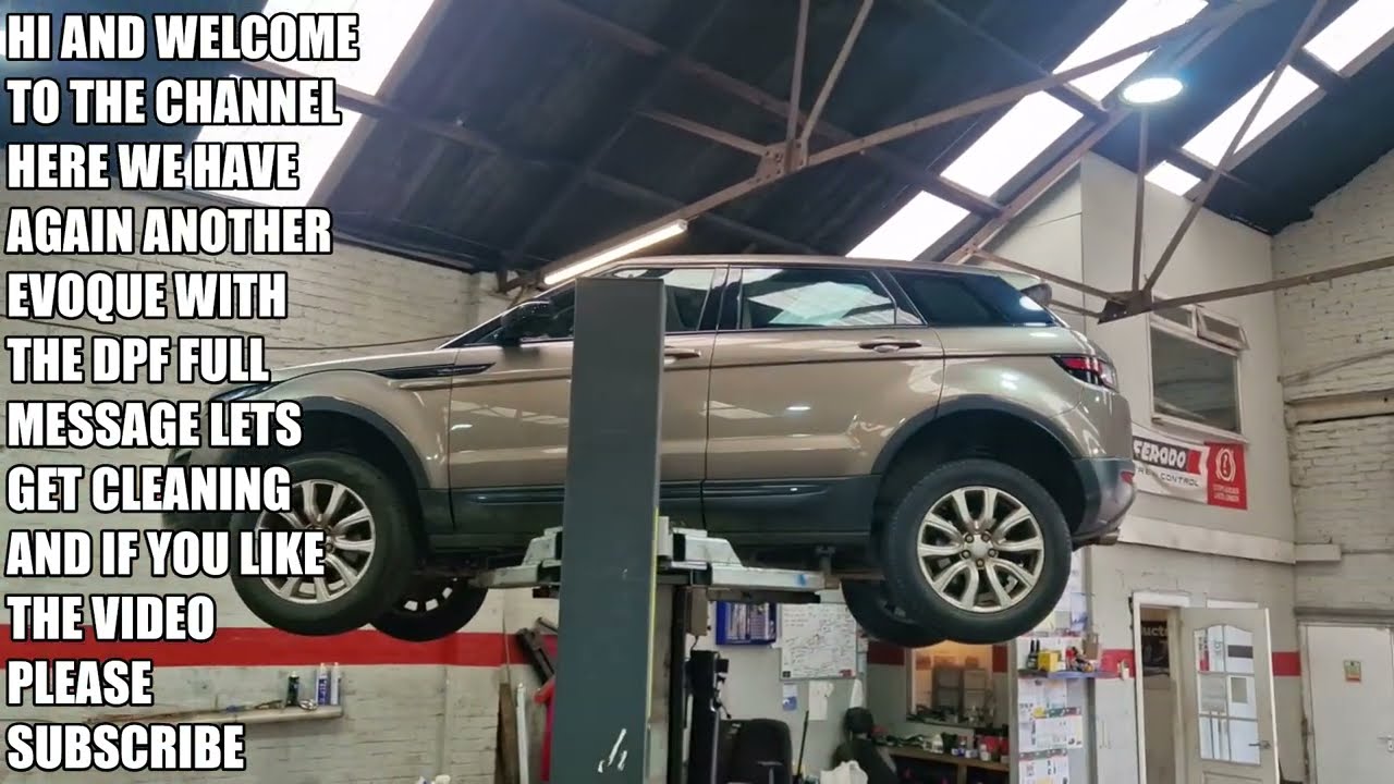 RANGE ROVER EVOQUE DPF FULL VISIT DEALER FAULT P2463 DPF RESTRICTION SOOT ACCUMULATION #rangerover