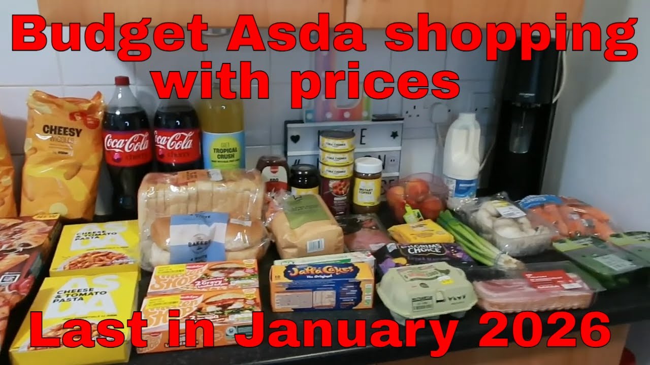 Бюджетные покупки в Asda с указанием цен
